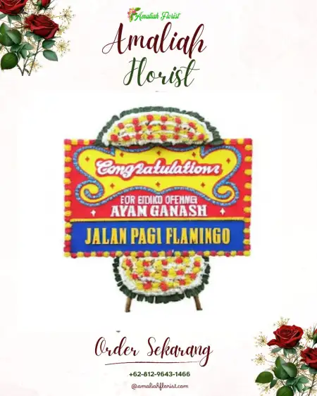 Sewa Papan Bunga Bacan Timur